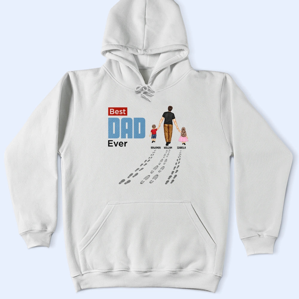 You'll Never Walk Alone Dad & Children - Personalized T Shirt