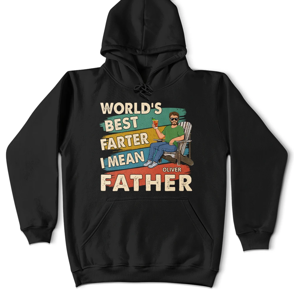 World's Best Farter I Mean Father Funny Dad - Personalized T Shirt