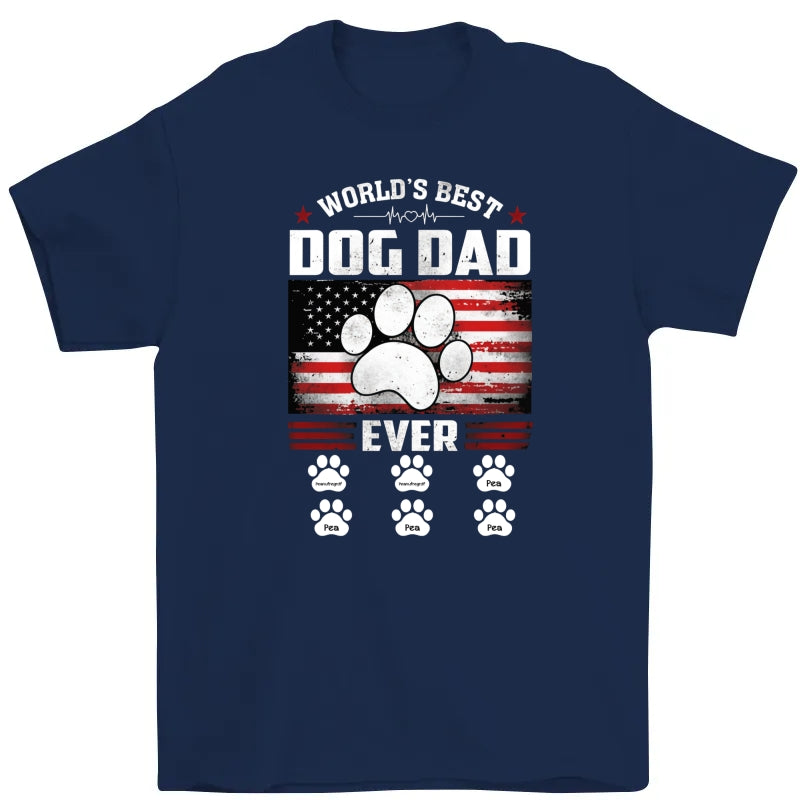 Personalized Dog Dad T Shirt