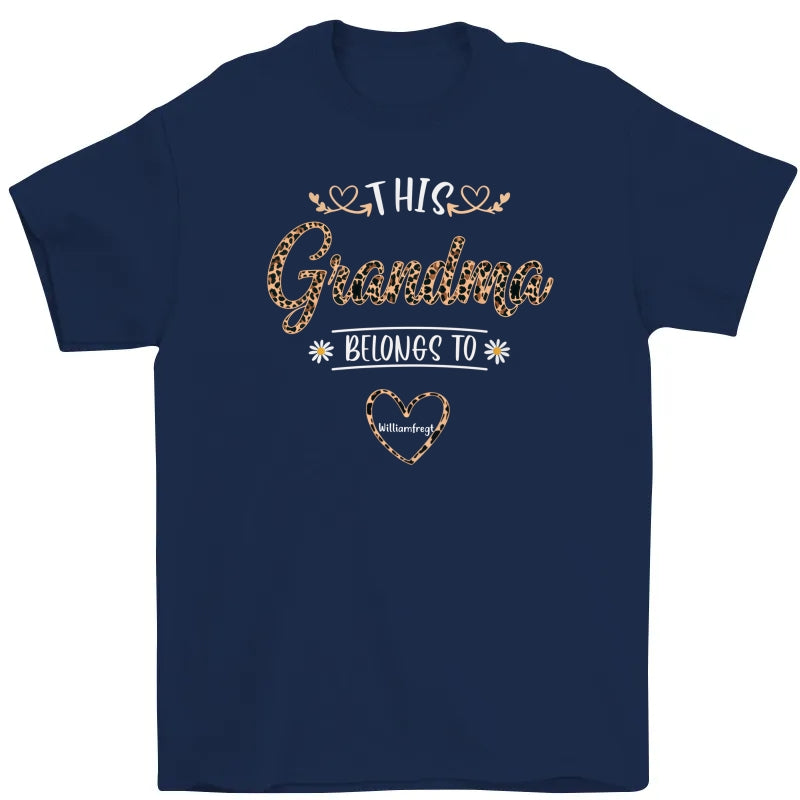 Personalized This Awesome Grandma Belongs To Custom Kids Name Leopard Grandma Mother's Day