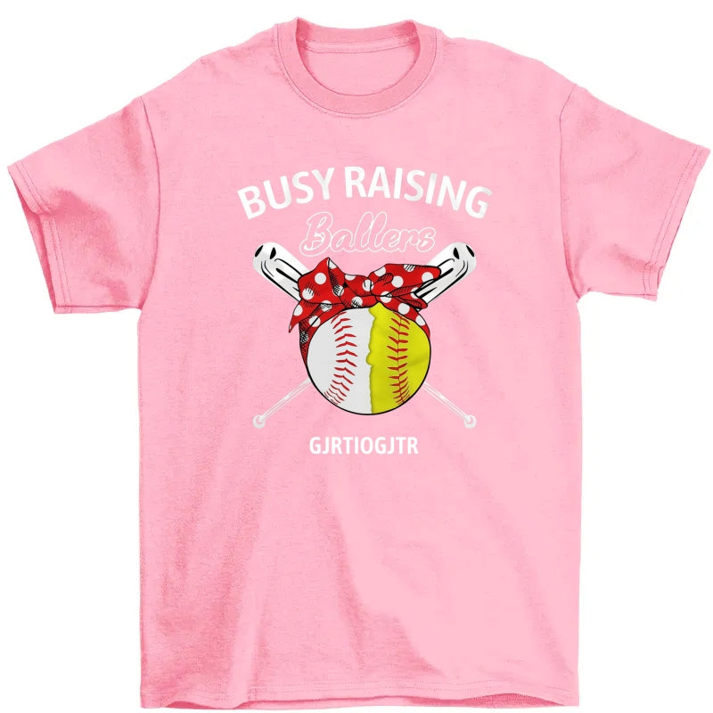 Personalized Mom Baseball Softball T Shirt