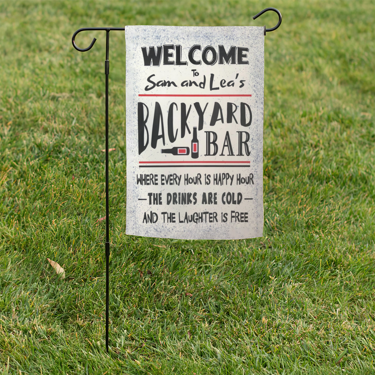 Personalized Welcome To Our Backyard Bar No.KZSCB2