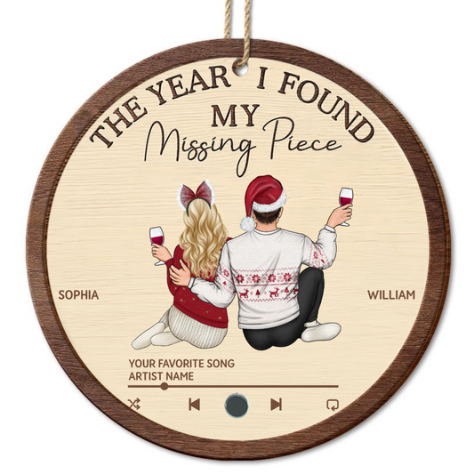 Of All The Weird Things - Anniversary, Christmas Gift For Couples, Husband, Wife - Personalized Music Acrylic Ornament