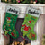 New Christmas Decorations Christmas Stocking Green Monster Christmas Gift Bags Large Children's Candy Bags