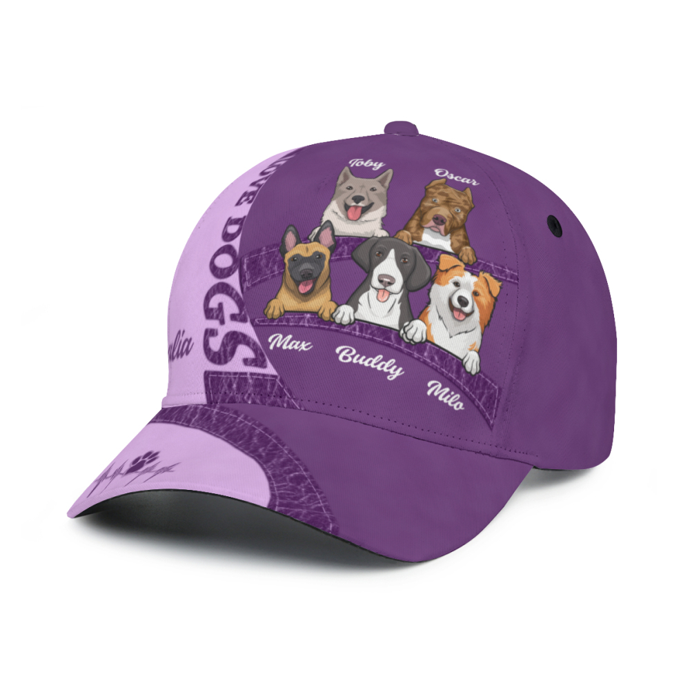 Dog Personalized Custom Hat, All Over Print Classic Cap - Gift For Pet Owners, Pet Lovers