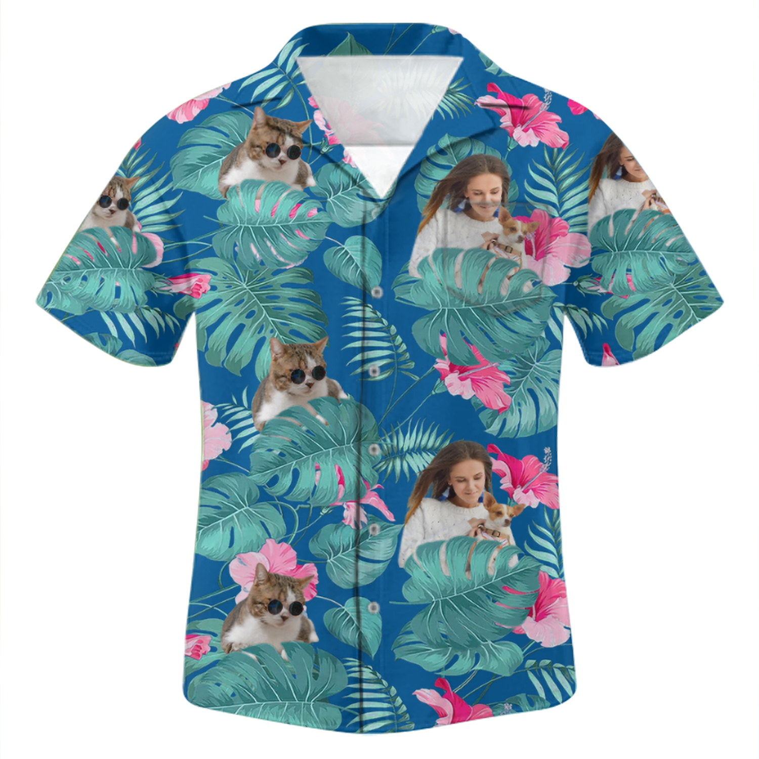 Personalized Photo Upload Photo Hawaiian Shirt