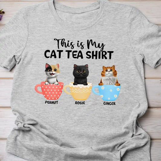 My Cat Tea Shirt - Personalized T Shirt