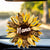 Nana, Mom, Auntie Family Sunflower - Birthday, Loving Gift For Mother, Grandma, Grandmother - Personalized Acrylic Car Hanger