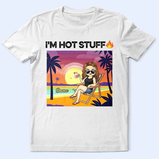 Tropical Hot Stuff Couple - Personalized T Shirt