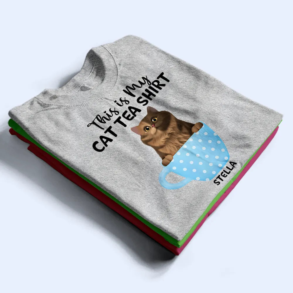 My Cat Tea Shirt - Personalized T Shirt