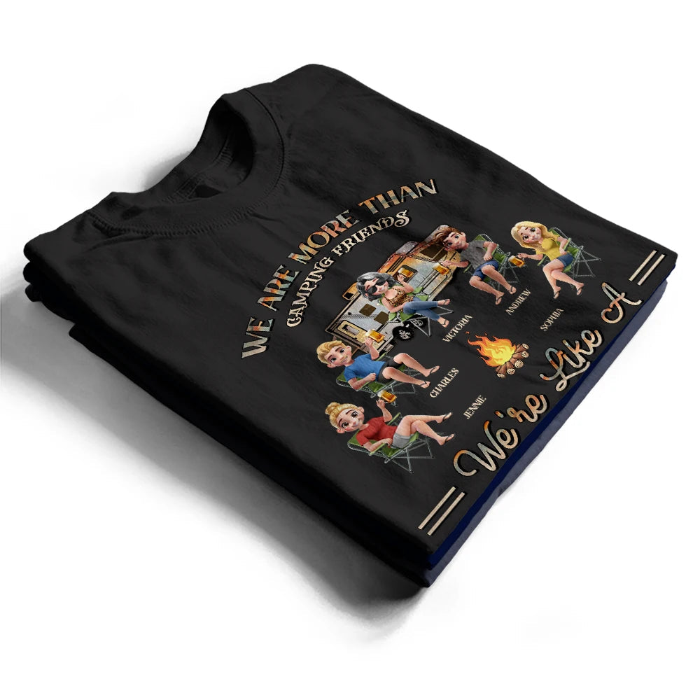 Camping We're Drunks - Personalized T Shirt