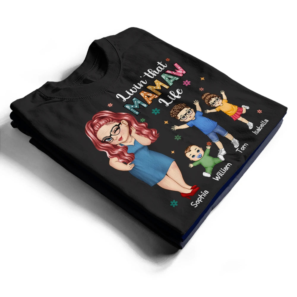 Living That Grandma Life - Personalized T Shirt