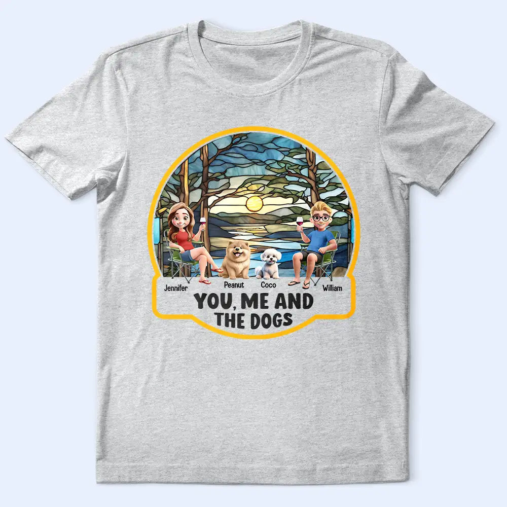 Beach You, Me And The Dog - Personalized T Shirt