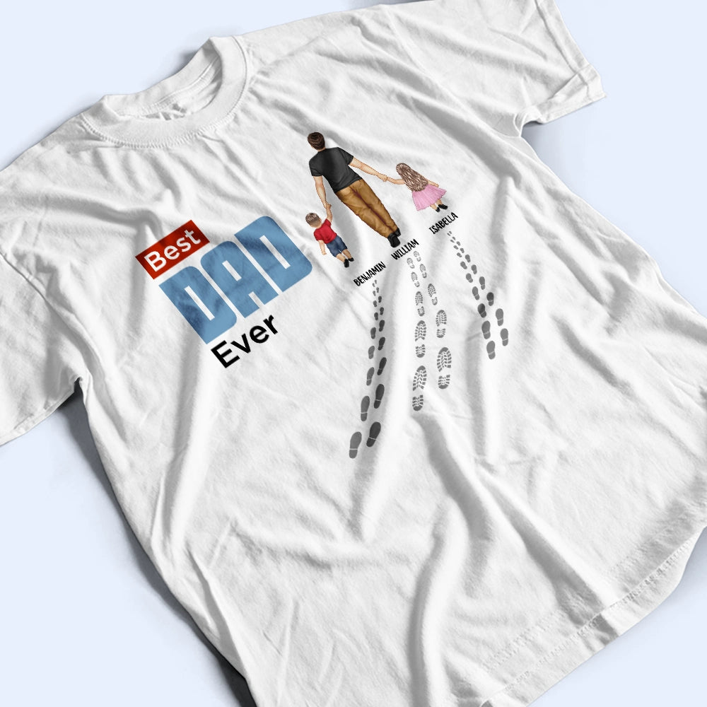 You'll Never Walk Alone Dad & Children - Personalized T Shirt