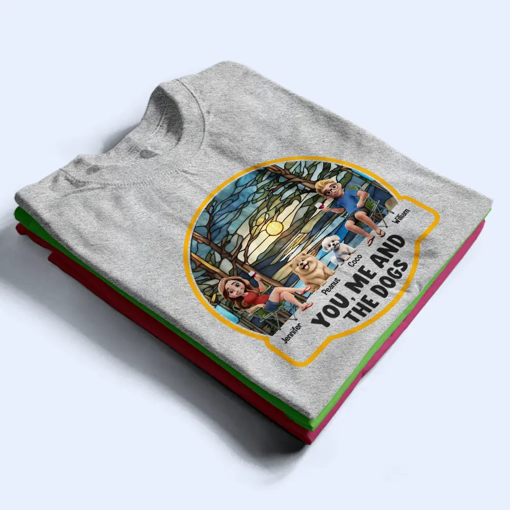 Beach You, Me And The Dog - Personalized T Shirt