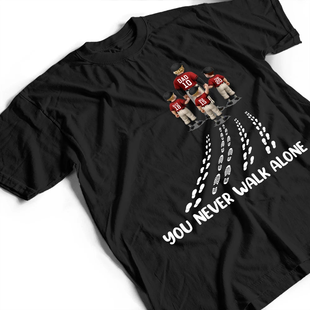 Baseball We Caught The Best Dad Ever - Personalized T Shirt