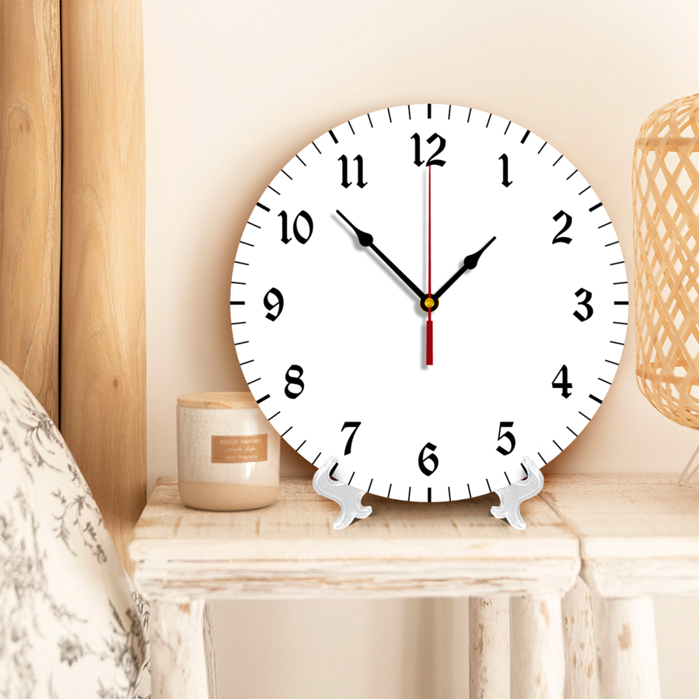 Personalized Couple Pinky Promise Hands Round Digital Wall Clock, You're My Missing Piece, Valentine's Day gift, Anniversary gift for Couples