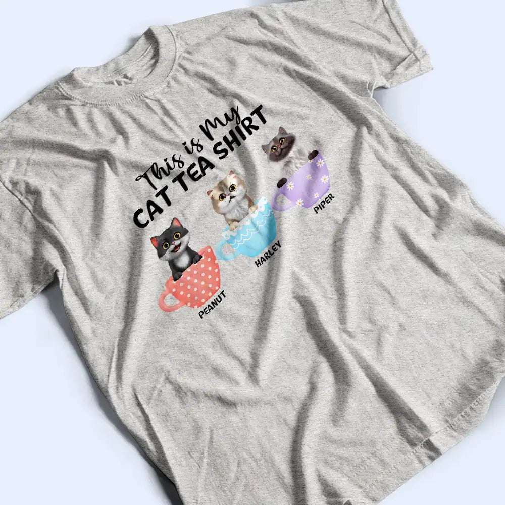 My Cat Tea Shirt - Personalized T Shirt