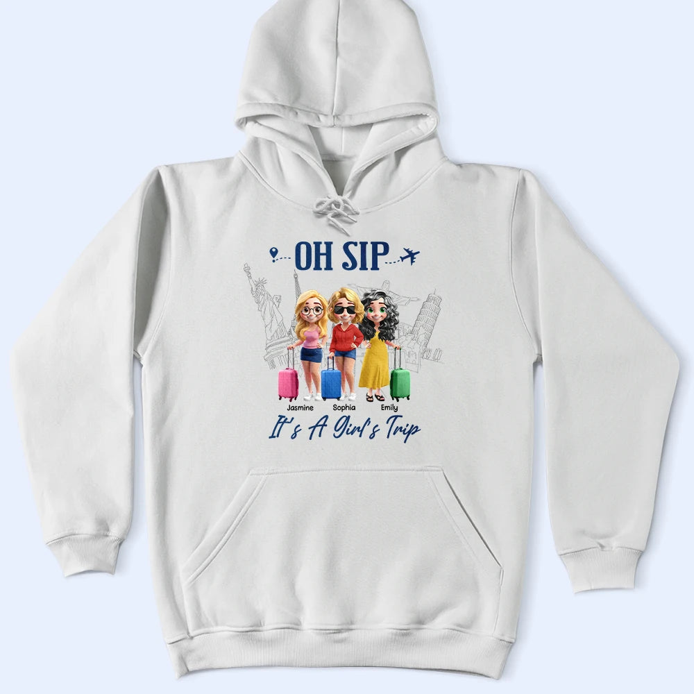 Girls Trip Cheaper Than Therapy 3D Effect - Personalized T Shirt