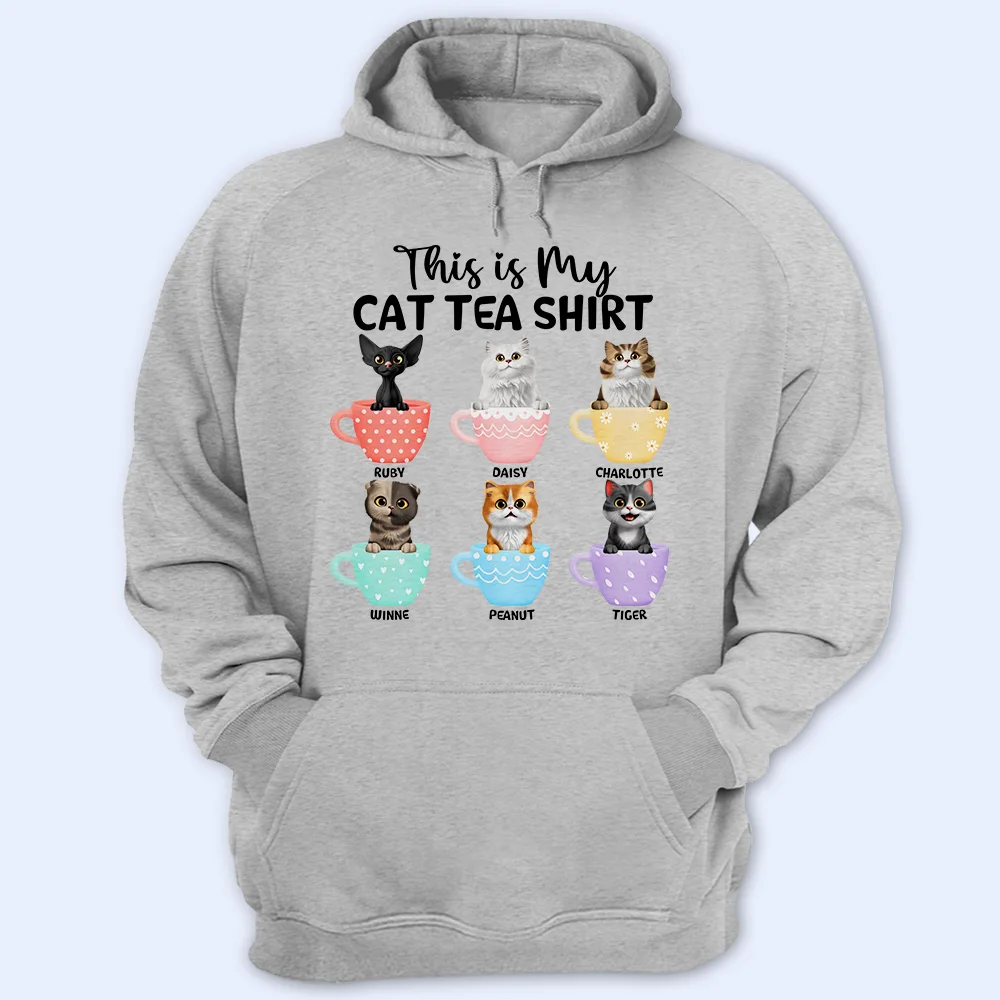 My Cat Tea Shirt - Personalized T Shirt