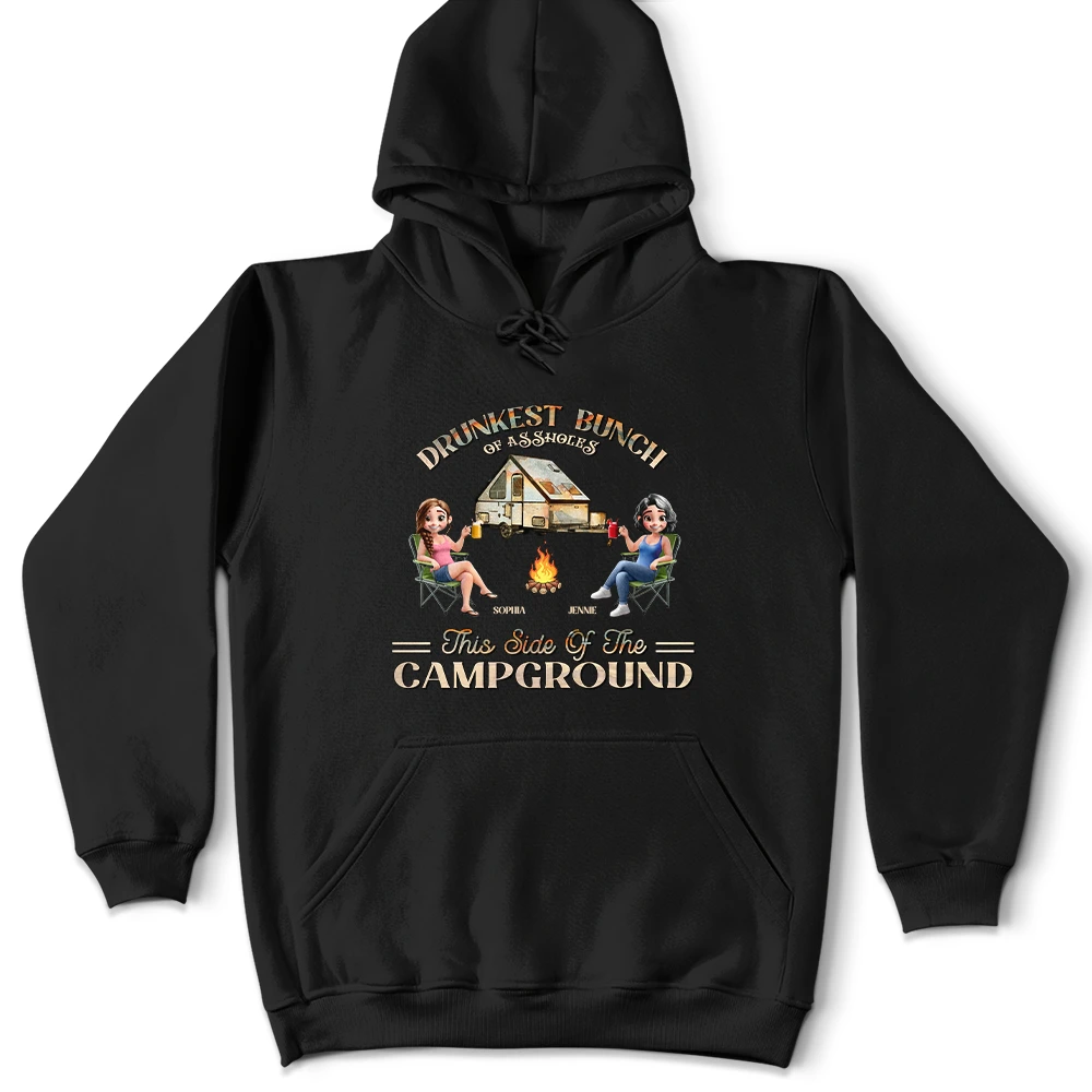Camping We're Drunks - Personalized T Shirt