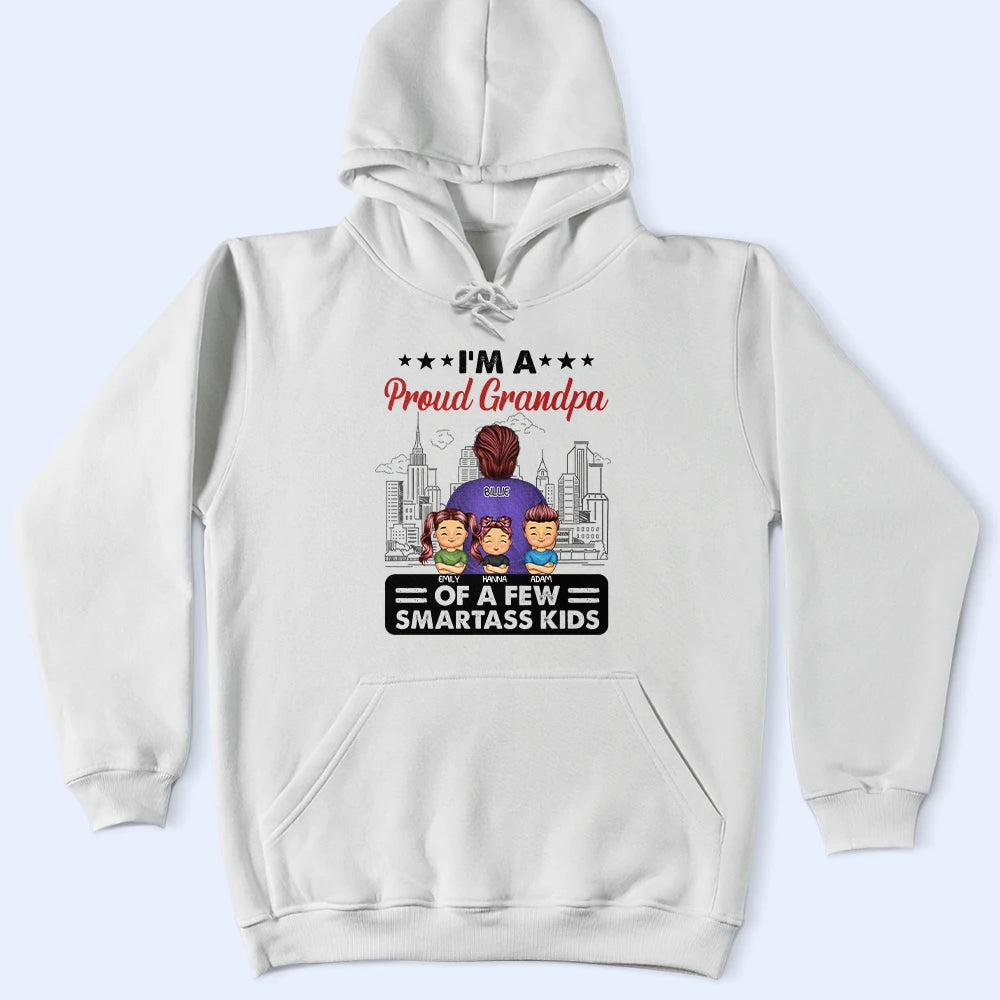 Proud Grandpa Of A Few - Personalized T Shirt