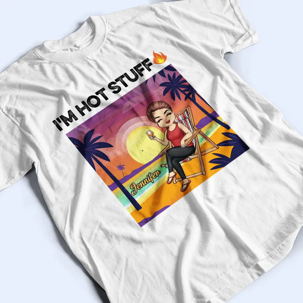 Tropical Hot Stuff Couple - Personalized T Shirt
