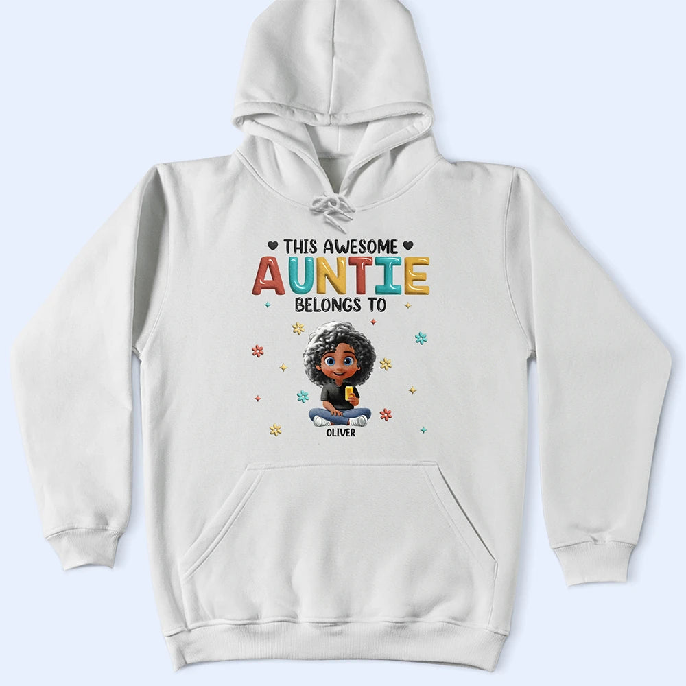 This Awesome Grandma Belongs To - Personalized T Shirt