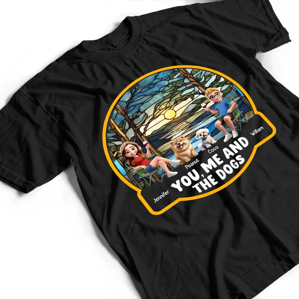 Beach You, Me And The Dog - Personalized T Shirt