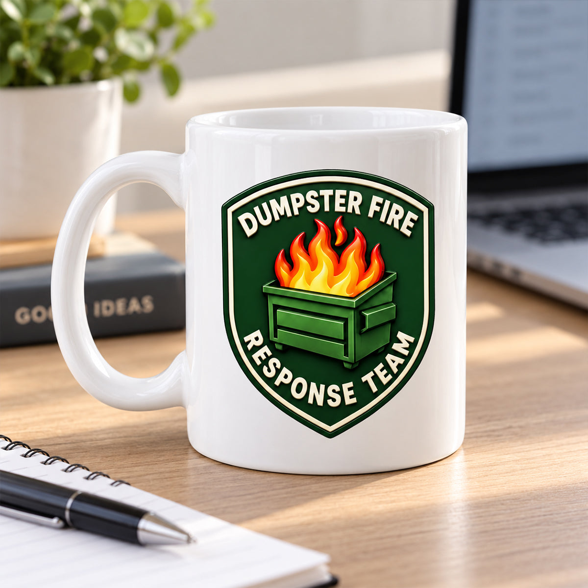 Dumpster Fire Response Team - Personalized Coffee Mug - Christmas Gift for Coworkers, Best Friends