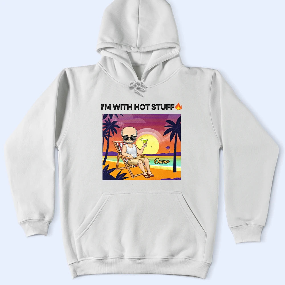 Tropical Hot Stuff Couple - Personalized T Shirt