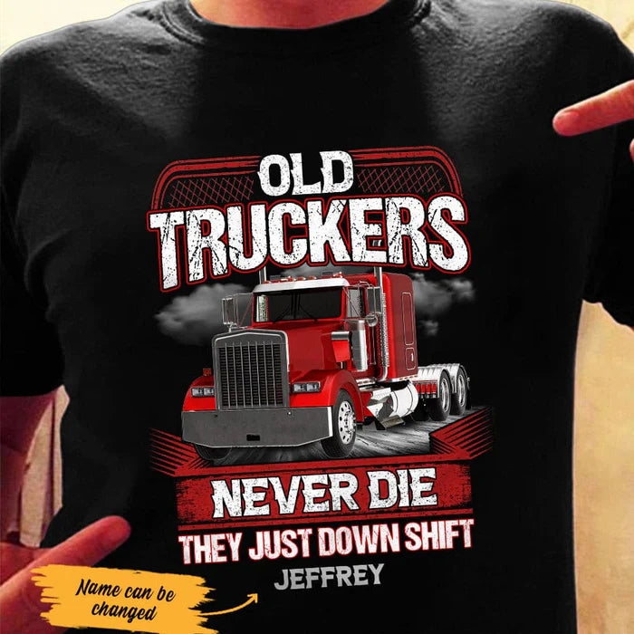 Personalized Trucker T Shirt