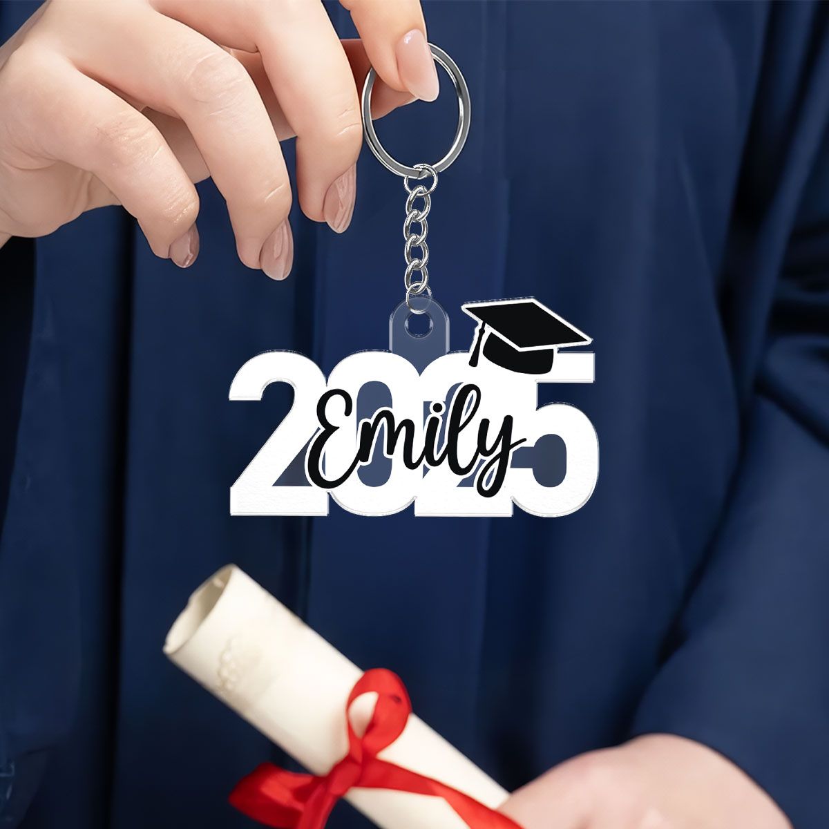 2025 Graduation Senior Custom Name Personalized Acrylic Keychain