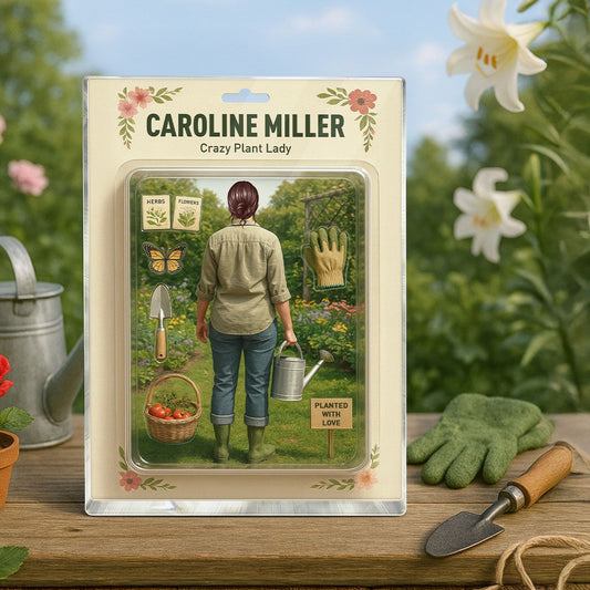 Gardening Mom Grandma Mother's Day Gift Toy Box Figure Style Personalized Acrylic Block Plaque