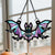 Grandma Spooky Bat Personalized Window Hanging Suncatcher Ornament, Halloween Decor