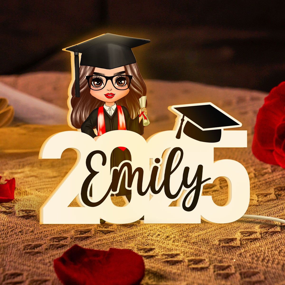 2025 Graduation New Chapter Personalized Light Box, Graduation Gift