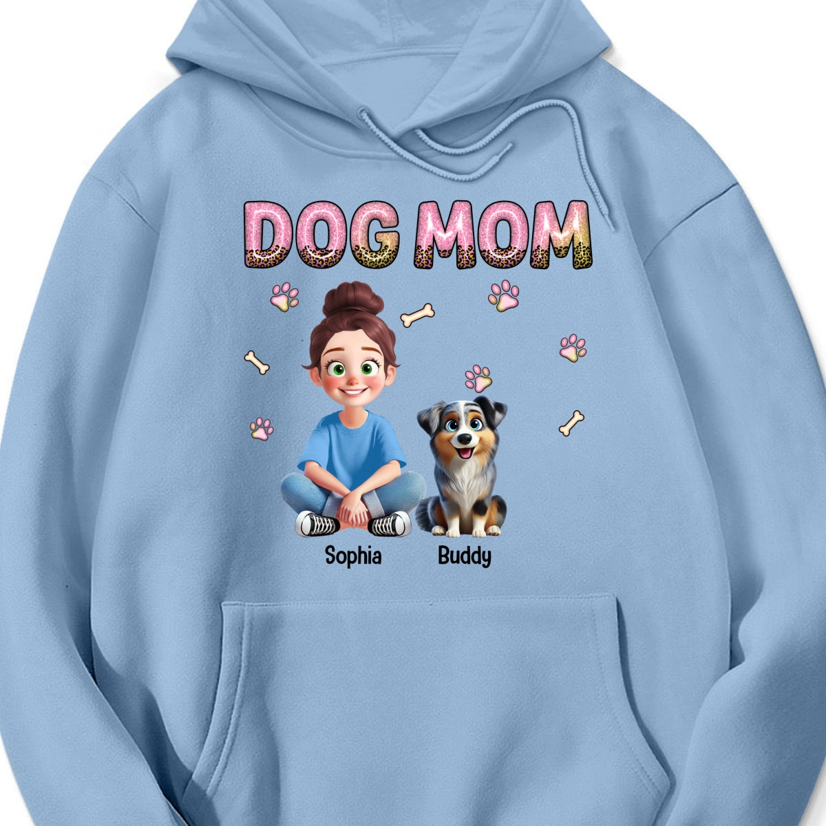 Animation Cartoon Galaxy Pattern Dog Mom Personalized Shirt, Gift For Dog Lovers