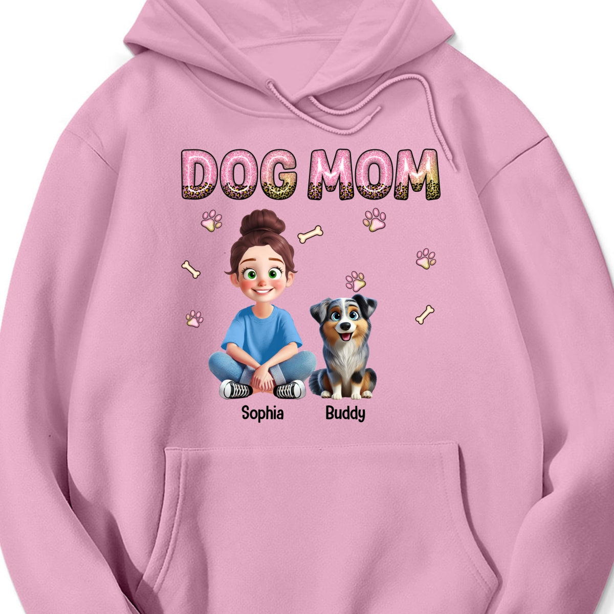 Animation Cartoon Galaxy Pattern Dog Mom Personalized Shirt, Gift For Dog Lovers