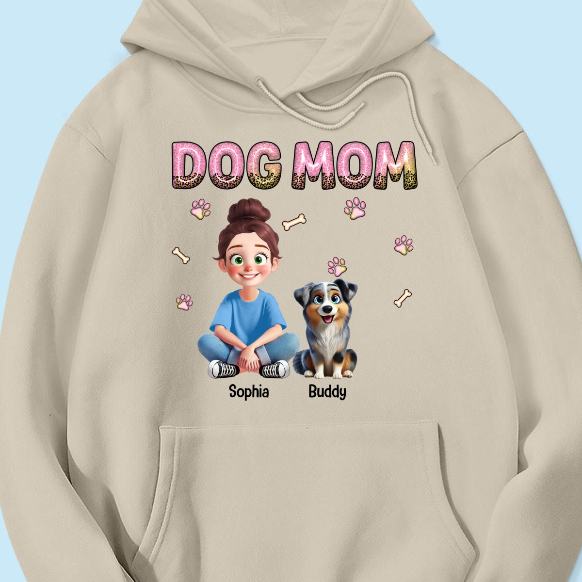 Animation Cartoon Galaxy Pattern Dog Mom Personalized Shirt, Gift For Dog Lovers
