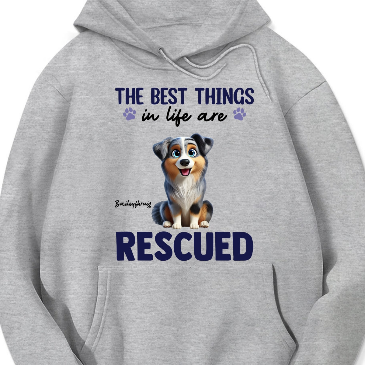 The Best Things In Life Are Rescued Animation Cartoon Dogs Personalized Shirt