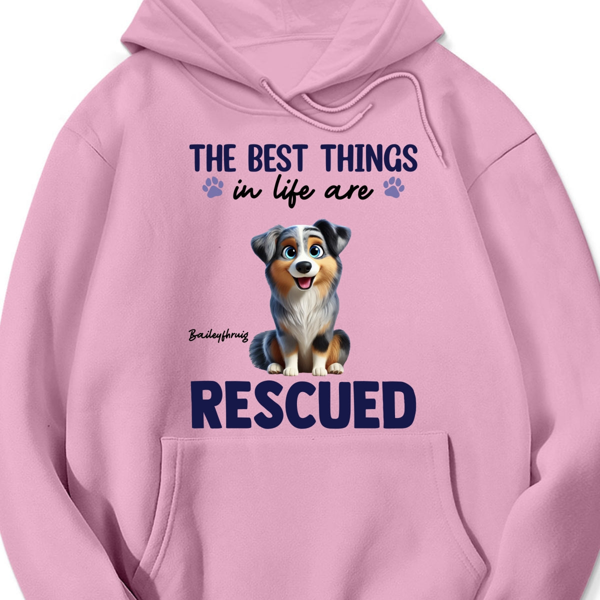 The Best Things In Life Are Rescued Animation Cartoon Dogs Personalized Shirt