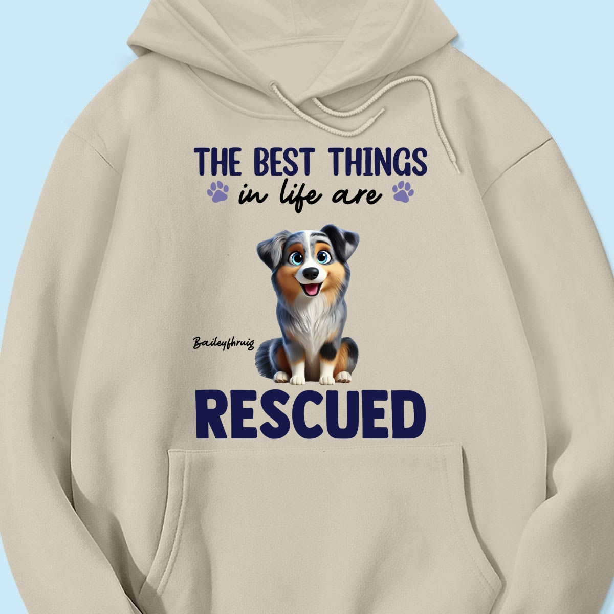 The Best Things In Life Are Rescued Animation Cartoon Dogs Personalized Shirt