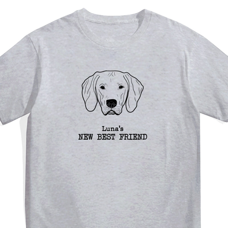 New Best Friends Dog Cat Outline Baby Shower Gift, Newborn Baby Gift Personalized Baby Onesie Baby Shirt