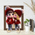 Cute Cartoon Couple Walking Personalized 2-Layered Wooden Plaque, Gift for him, Gift for her