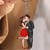 Elegant Couple Valentine‘s Gift Personalized Acrylic Keychain