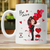 Be Mine Doll Couple Hugging Kissing Personalized Mug - Gift For Him Gift For Her