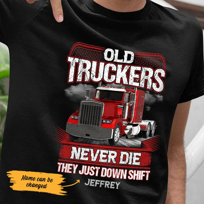 Personalized Trucker T Shirt