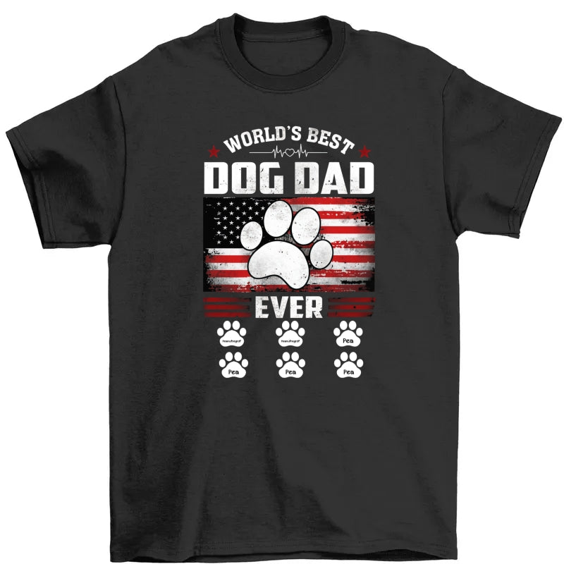 Personalized Dog Dad T Shirt