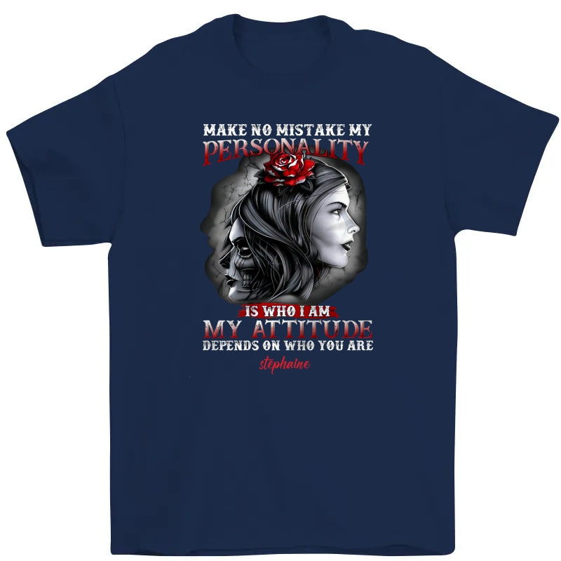 Personalized Women Skull T Shirt 