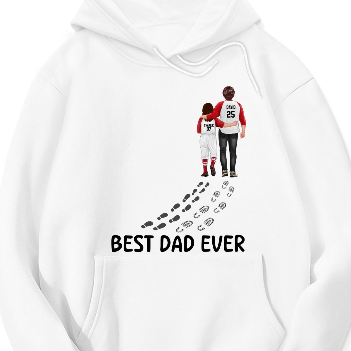 Baseball Dad And Daughter Son You Never Walk Alone Personalized Shirt